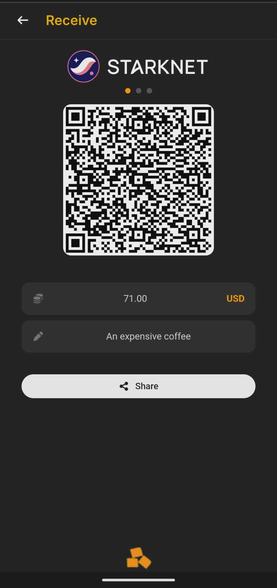 BIM receive screen