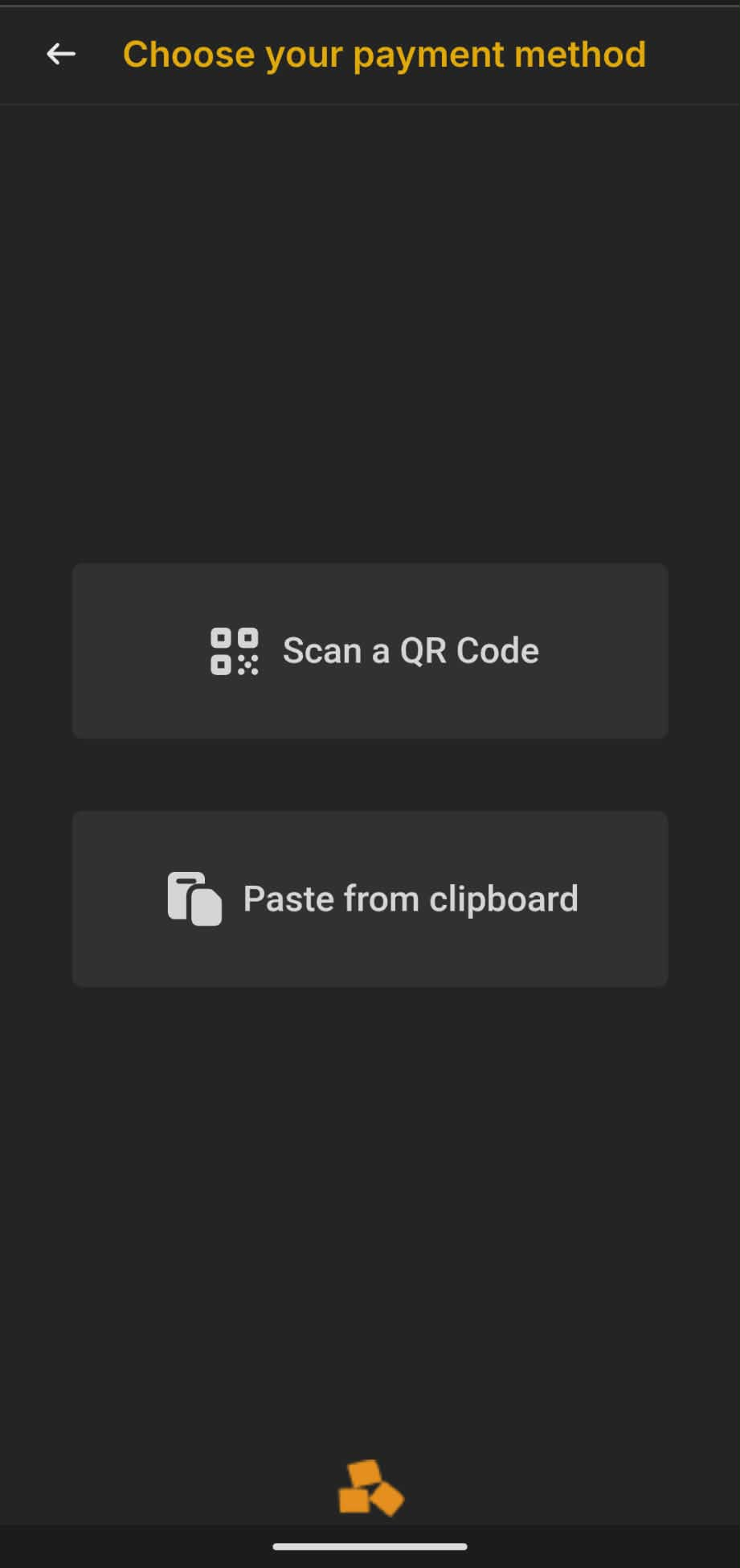 BIM pay screen